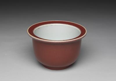 图片[2]-Pot stand with copper red glaze, Qing dynasty, Yongzheng reign (1723-1735)-China Archive